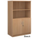 Deluxe Combination Unit With Wood Doors & Open Tops